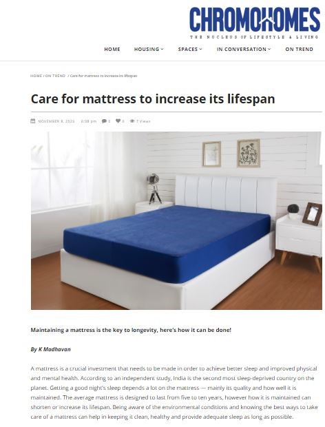 Care for mattress to increase its lifespan