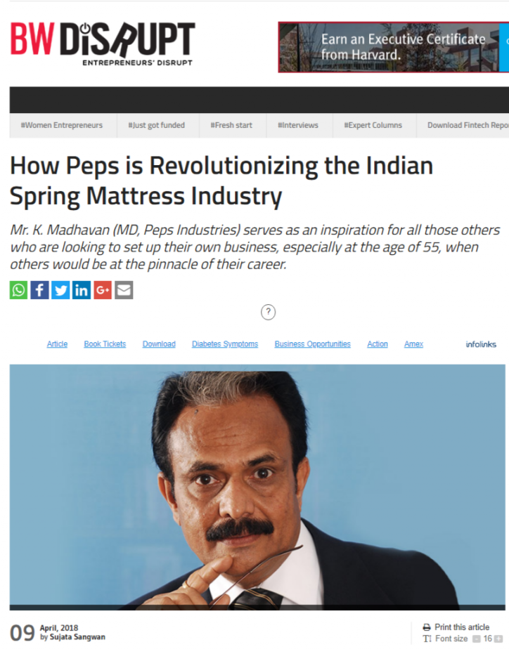 How Peps is Revolutionizing the Indian Spring Mattress Industry