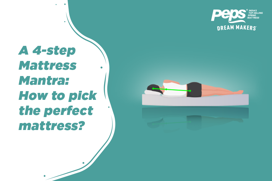 A 4-step Mattress Mantra: How to pick the perfect mattress?